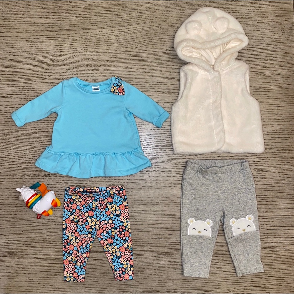 Baby Girl Bundle Outfits 3-6 months